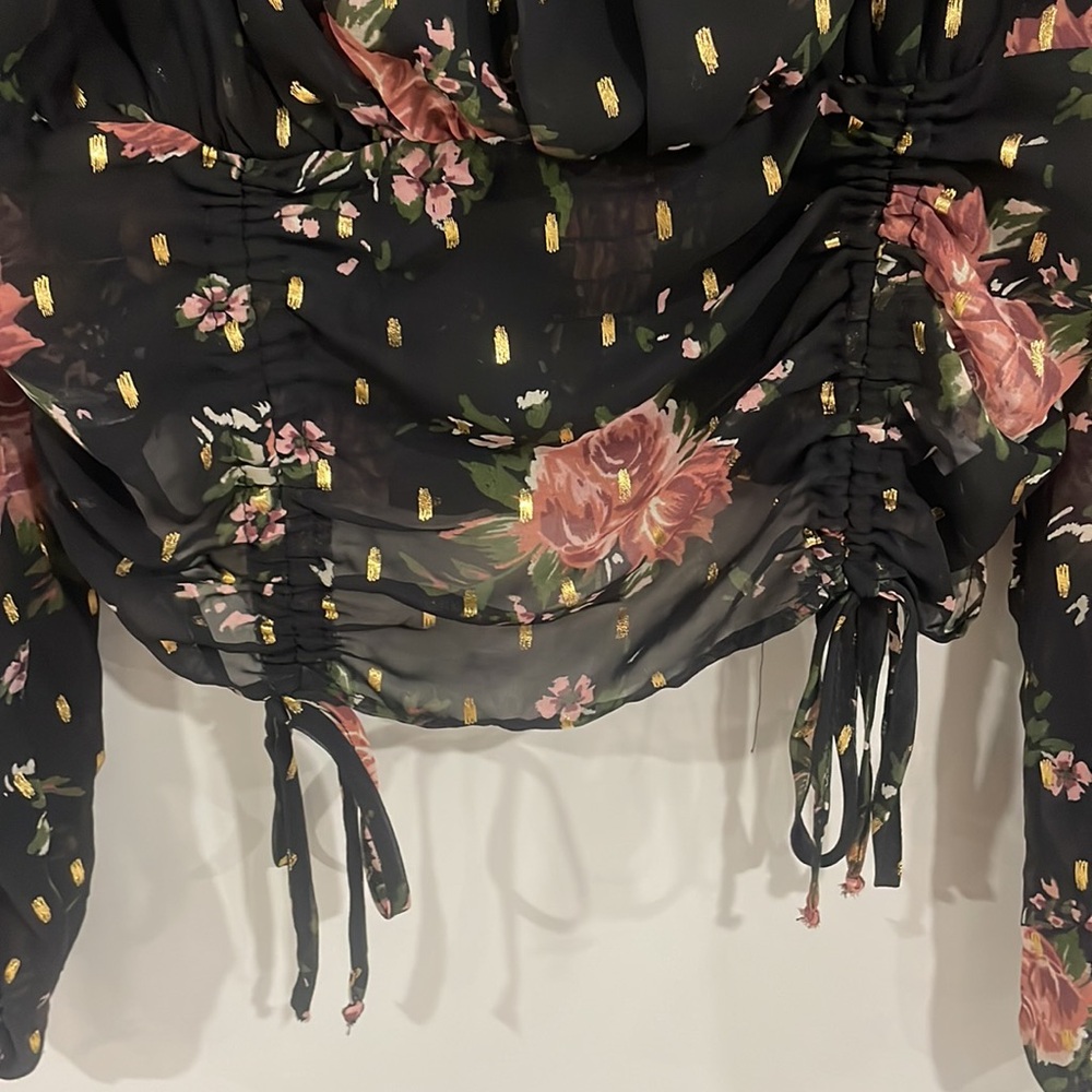 Cropped pattern top - Picture 2 of 2